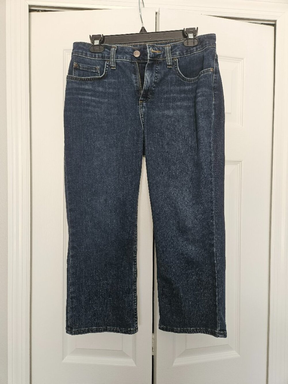 Dark Blue Wide Leg Jeans
